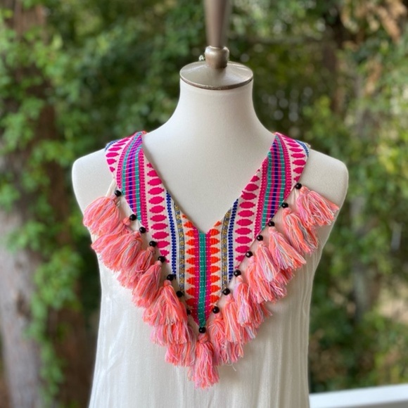 America & Beyond Tassel Dress NWT Small - Picture 5 of 14